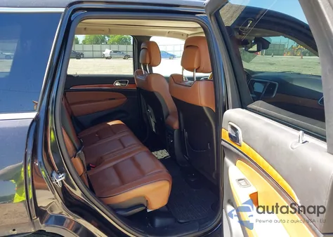 2013 Jeep Grand Cherokee Overland z USA, uszkodzony, nr VIN 1C4RJECG4DC588418